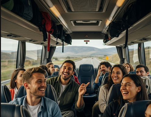1.Les avantages du transport en autocar pour les voyages en groupe